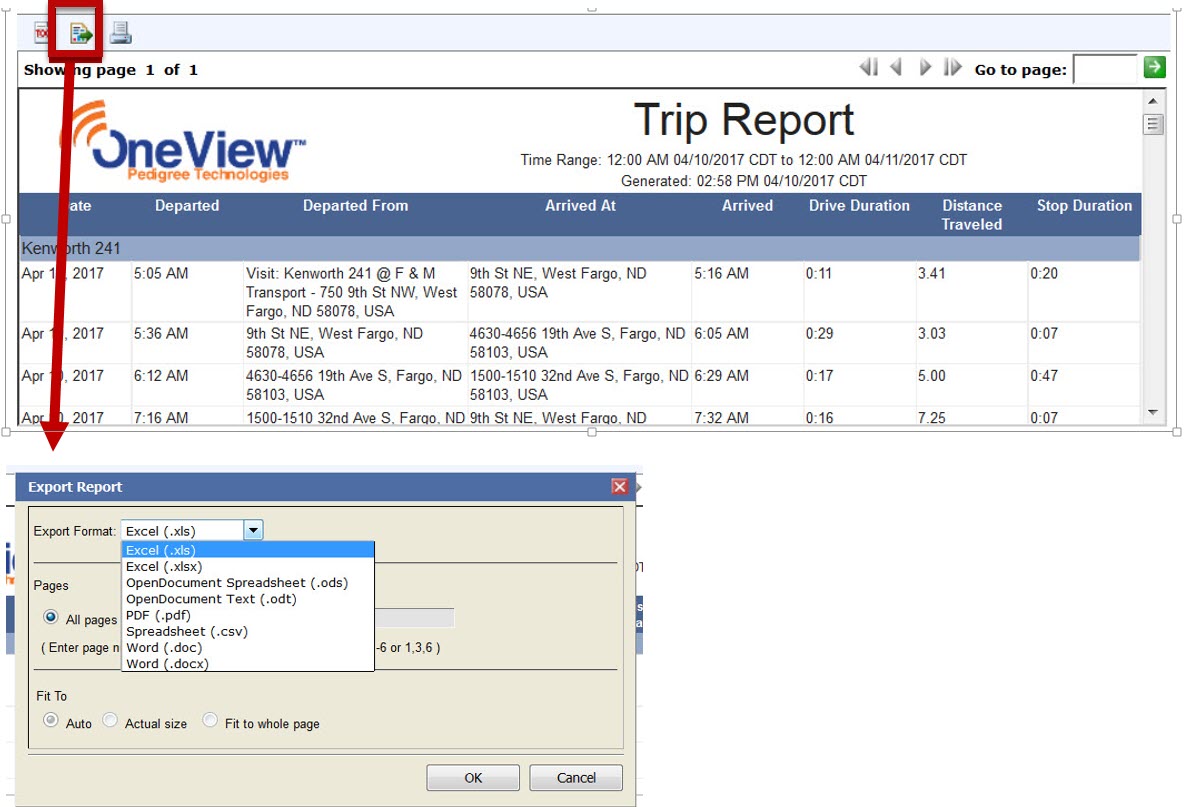 Reports in OneView