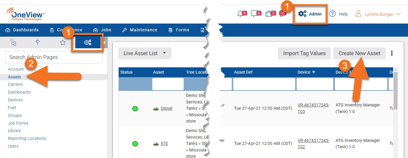Create an Asset