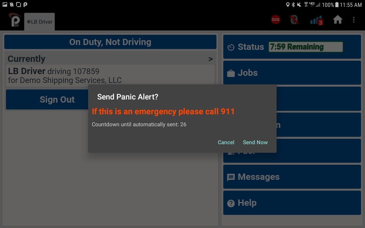 Panic Button and Panic Alarm