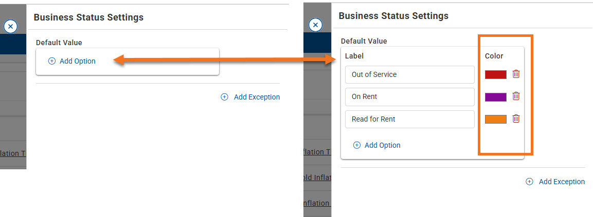 Setting Up Business Status