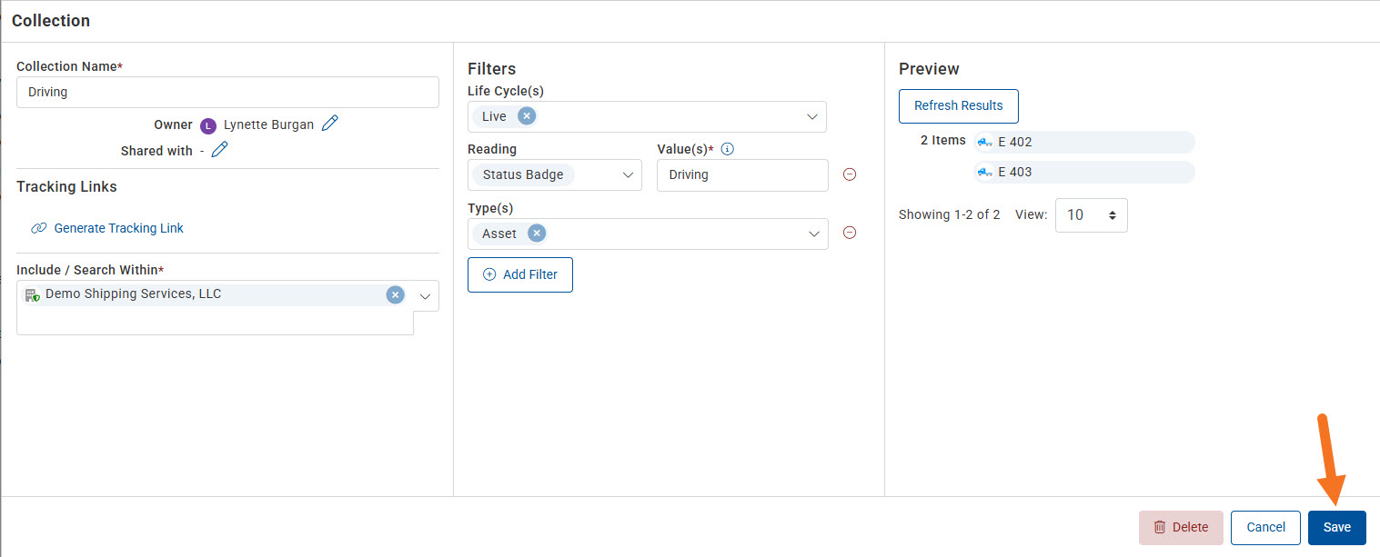 Dynamic Collections