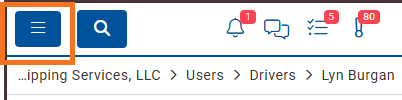 Driver Logs in OneView Mobile